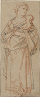 Woman Holding a Child