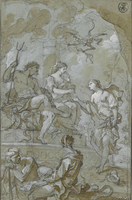 Story of Psyche - Psyche Obtaining the Elixir of Beauty from Proserpine