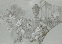 Psyche Hosted by the Nymphs on the Threshold of the Palace of Love