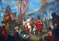 Story of Mark Antony - Cleopatra Arriving in Tarsus