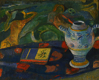 Still Life with Quimper Pitcher
