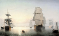 Boston Harbor, Sunset
