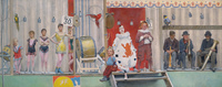 Grimaces and Misery, the Acrobats