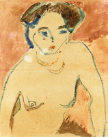 Semi-Nude Young Girl
