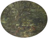 Peeling Oak Bark, Cadzow Forest