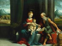 Madonna and Child with Saint Jerome