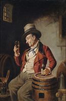 Wine Drinker in the Cellar