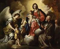 The Virgin and Child with a Boy Presented by His Guardian Angel and S. Francesco di Paola