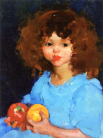 Girl with Fruit