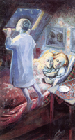 Mother and Children Diptych - Right Panel