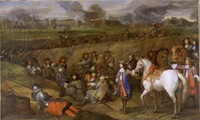 Louis XIV Visiting a Trench During the Siege of Tournai in 1667