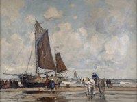 Fishermen Unloading the Catch