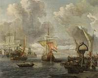 View of a Harbour on the Zuiderzee