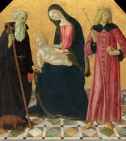 Madonna and Child with Saint Anthony Abbot and Saint Sigismund