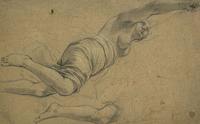 Study for ''Fame'' for an Allegorical Composition in Honour of Cardinal Richelieu
