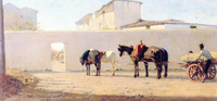 Un mattino di primavera. Il muro bianco