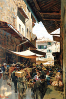 Giornata di sole in via Calimala
