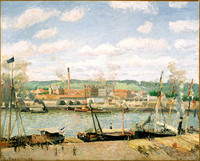 View of the Oissel Cotton Mill, near Rouen