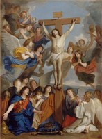 Christ on the Cross with Angels