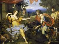 Story of Meleager - Meleager Presenting a Wild Boar's Head to Atalanta