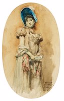 Woman in Bonnet
