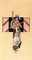 Indian in Wolf Head