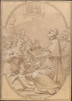 Philip Neri Bringing a Child back to Life