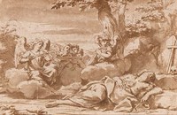 The Ecstasy of Mary Magdalen with Angels Playing Music