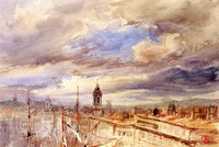 Marseille, étude de ciel sur les toits