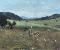 Four Girls in a Meadow, Baie-Saint-Paul