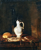 Still Life with a Herring and a Jug
