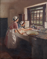 Maids with Pigeons
