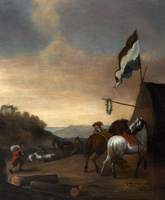 Cavalier Changing Horses