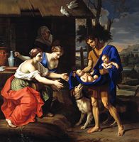 The Shepherd Faustulus Bringing Romulus and Remus to His Wife