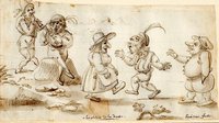 The Pleasures of the Dance (caricatures)
