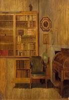 A Bookcase (sketch for 'The Letter of Introduction')