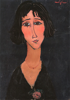 Young Girl Wearing a Rose