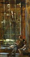 Study for 'The Window Seat'