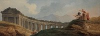 A Colonnade in Ruins