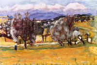 Landscape with Mountains