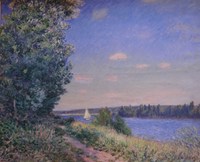 La Seine à Bouille, coup de vent (The Seine at Bouille, Wind Blowing)