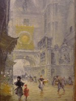 La rue du Gros-Horloge, Rouen