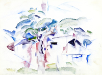 Trees and Houses (Provincetown)