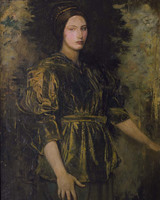 Woman in Green Velvet