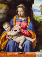The Virgin and Child in a Landscape