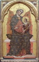 Virgin and Child (detail from Polyptych)