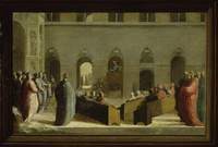 San Bernardino Preaching in the Campo of Siena