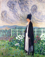 Woman in a Garden