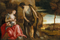 Cain and his Family Wandering