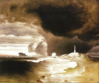 Lighthouse on the Norwegian Coast